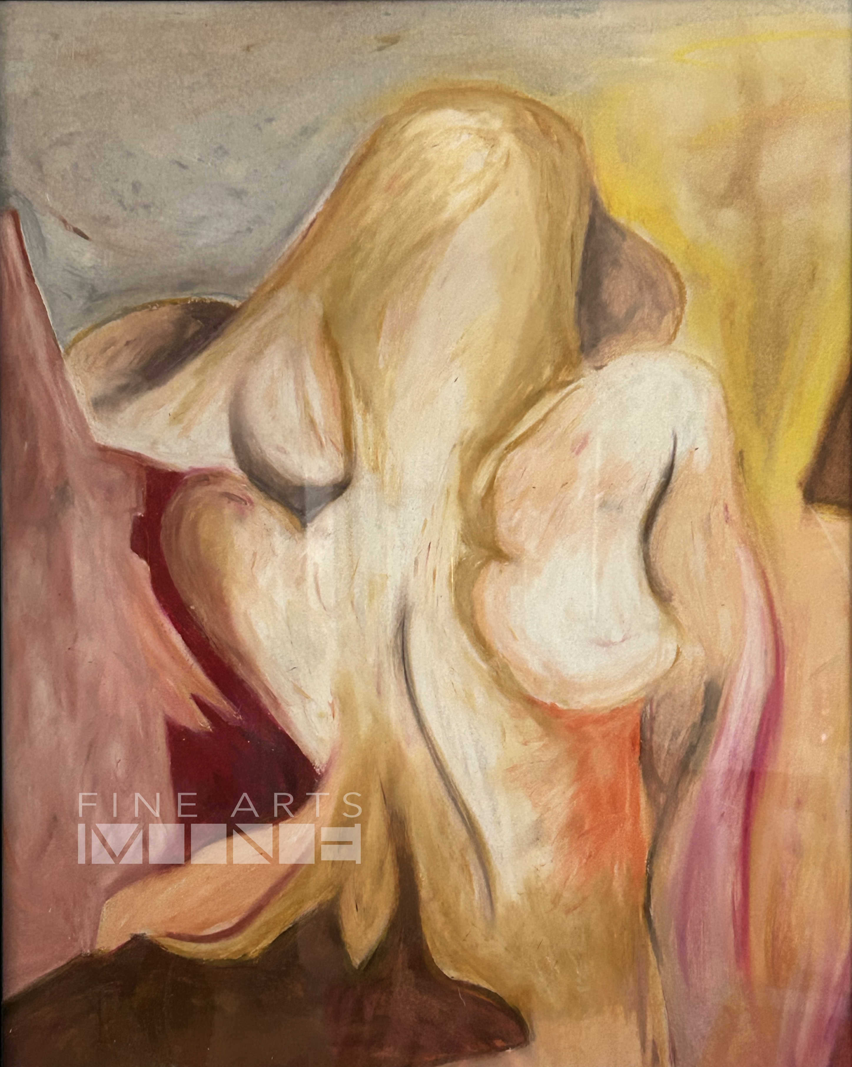 title Amorphic organic shapes in space.